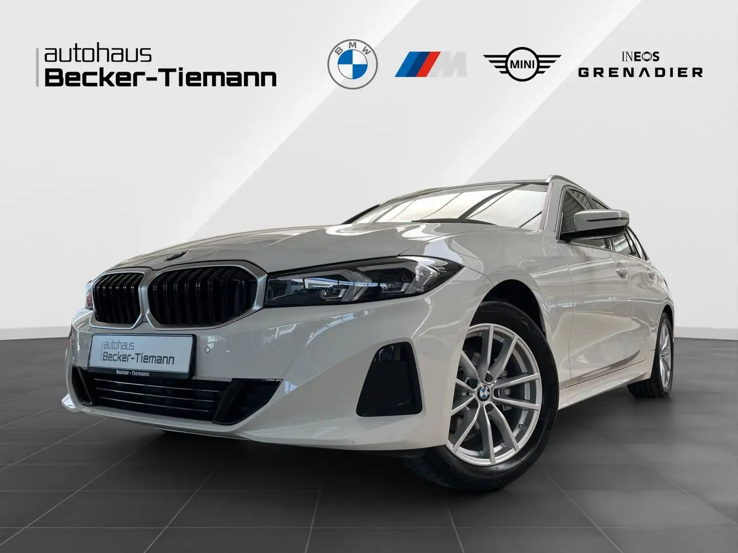 BMW 318 i Touring Autom./Navi/Driv.Ass/AHK Weiß - 1