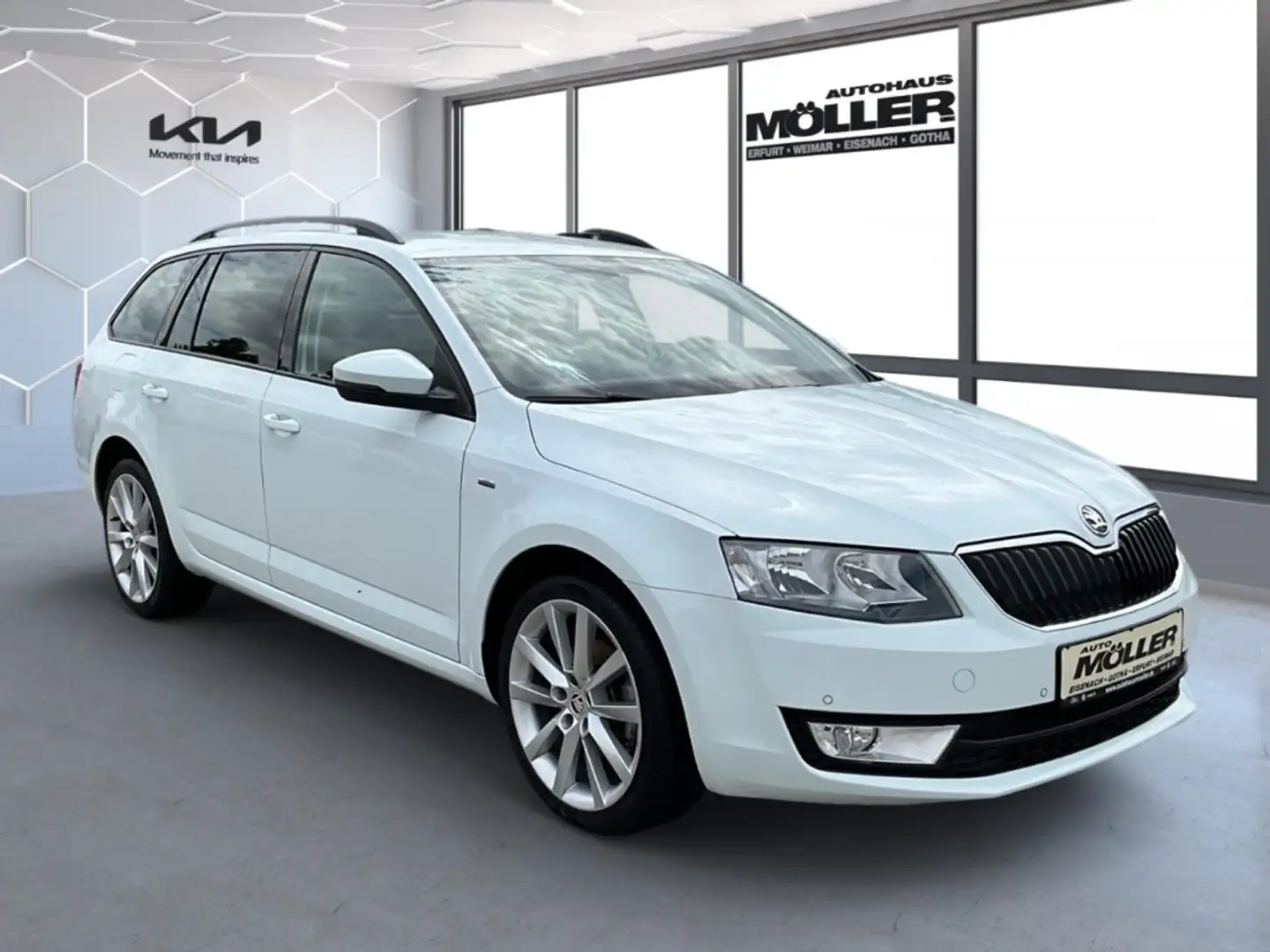 Skoda Octavia Combi Joy Green 1.0 TSI DCT7 Klima SHZG Tempomat Blanc - 2