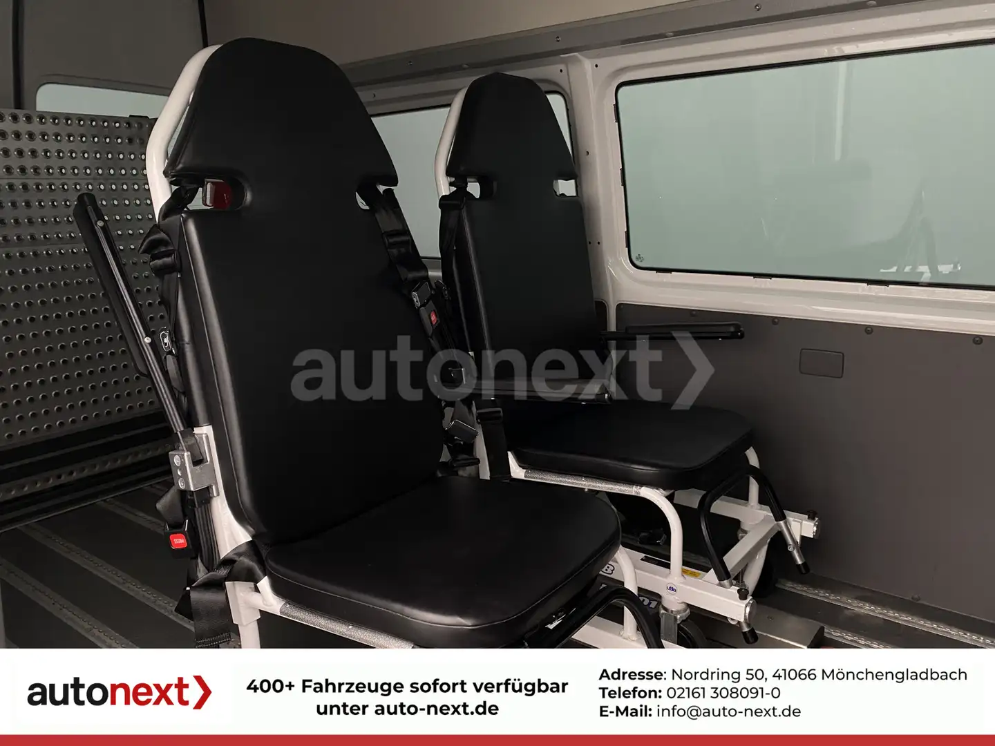 Volkswagen T6.1 Transporter Hochdach Rollstuhl-Rampe Tragestuhl Blanc - 2