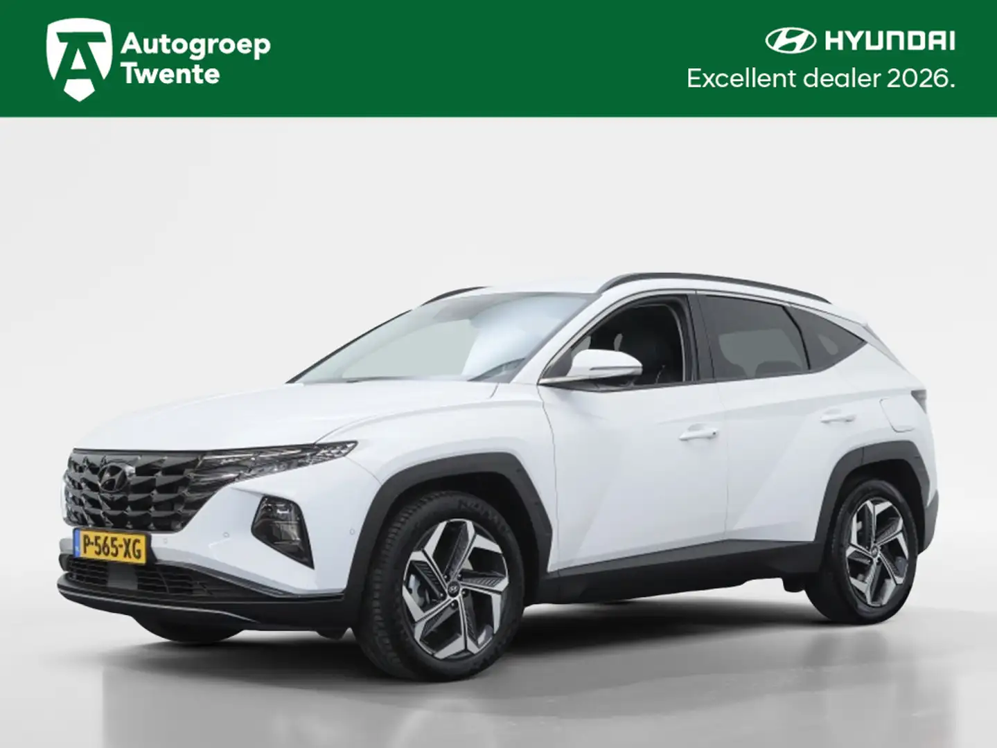 Hyundai TUCSON 1.6 T-GDI HEV Premium | Leder | Afn. Trekhaak | 36 Weiß - 1
