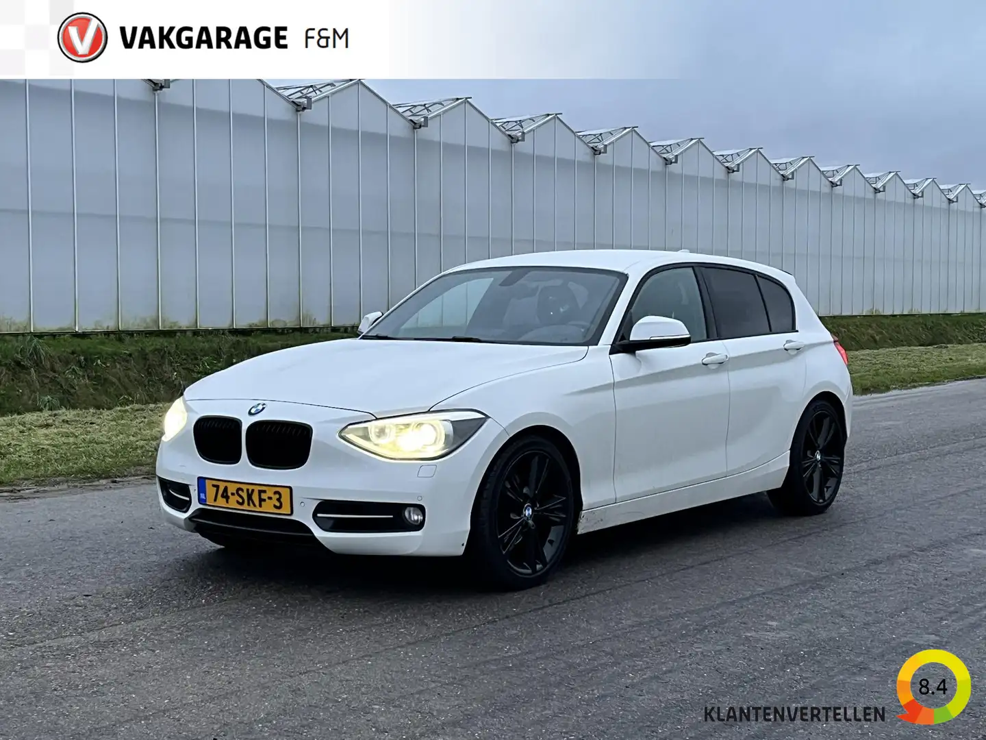 BMW 118 1-serie 118i Business Automaat, Cruise, PDC Blanc - 1