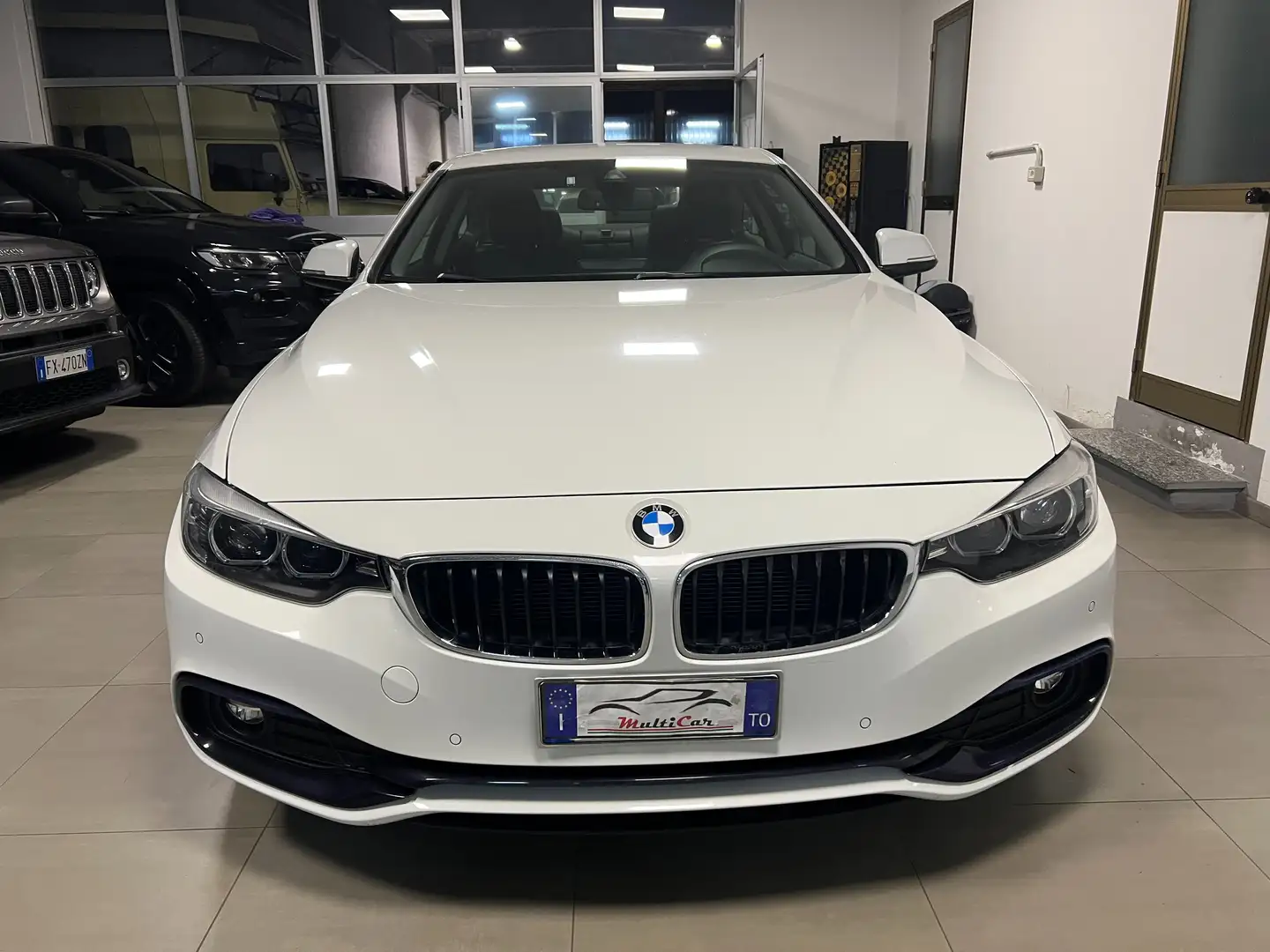 BMW 420 420d Coupe Sport Bianco - 2