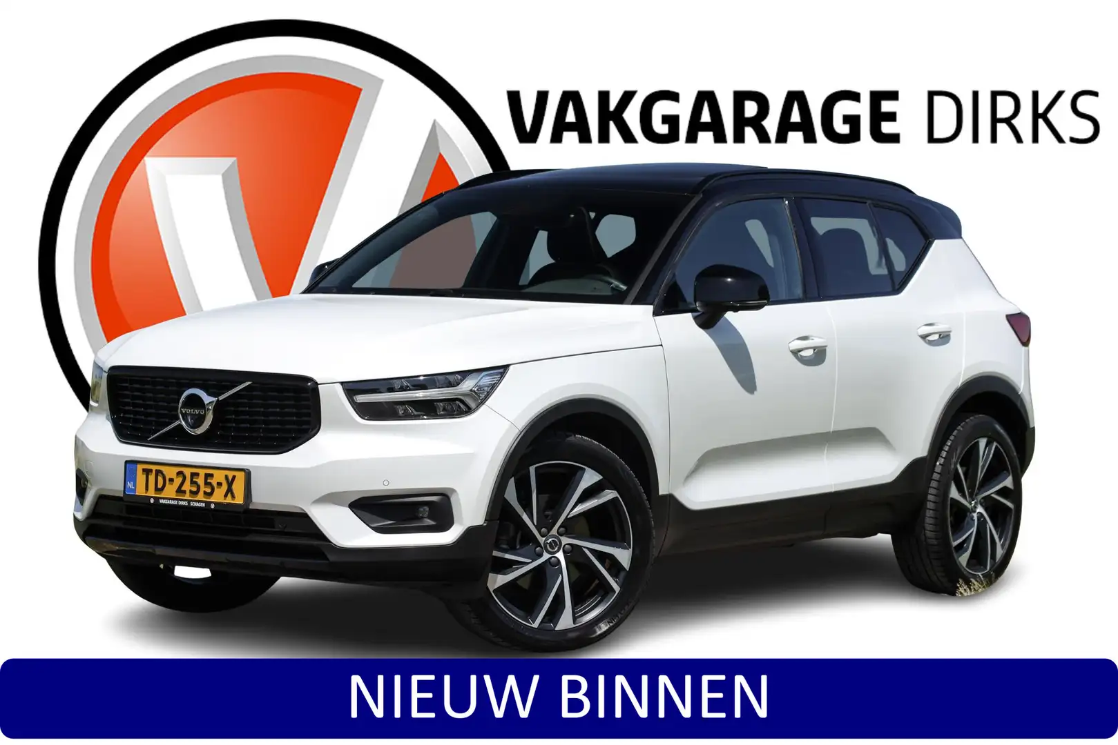 Volvo XC40 2.0 T4 190 pk R-Design ✅ Pano ✅ Leder ✅ 20 inch Bianco - 1