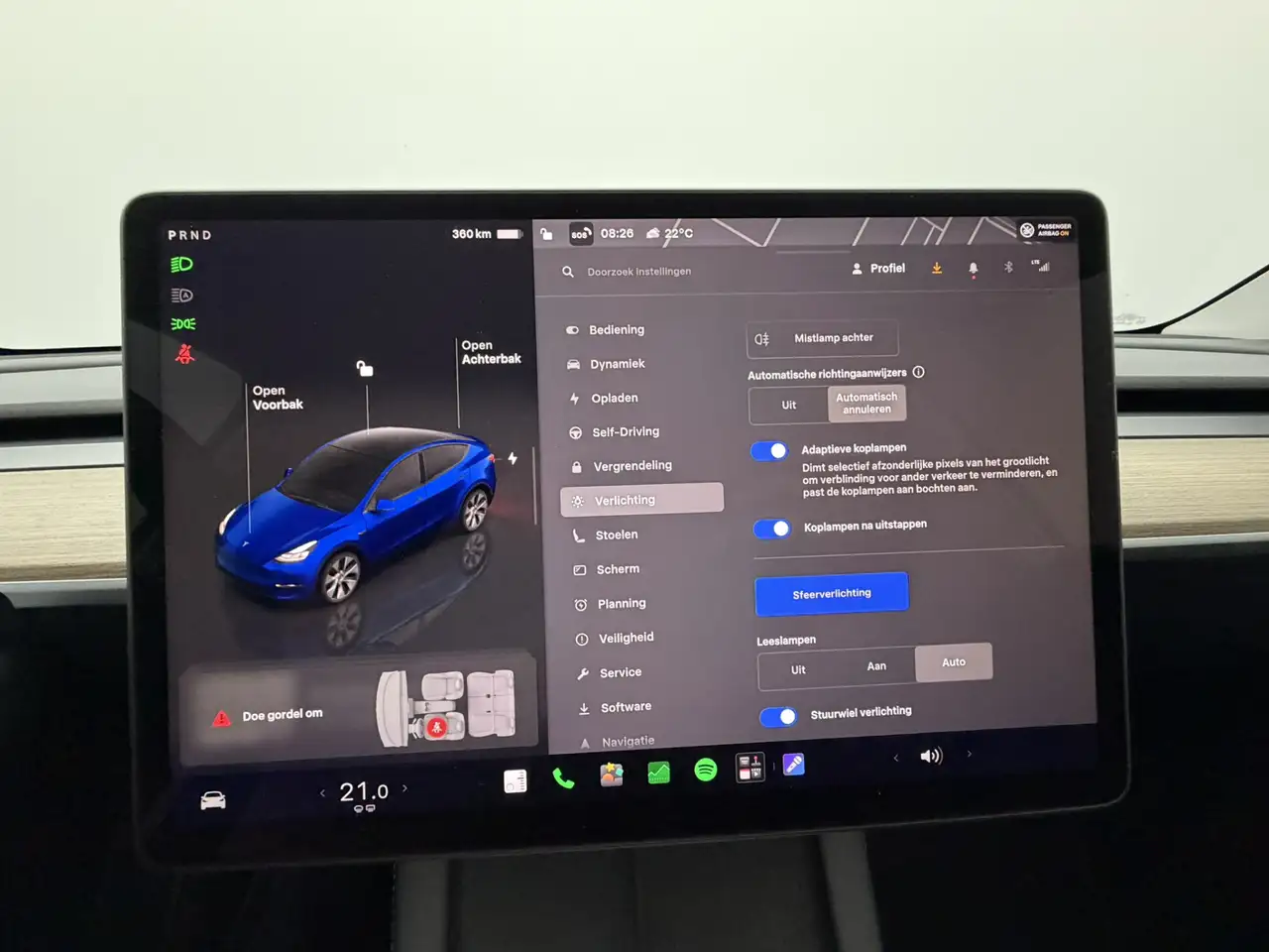 Tesla Model Y RWD 58 kWh SOH 95,1% 170 kw Snellaad Self-Driv, миниатюра 22