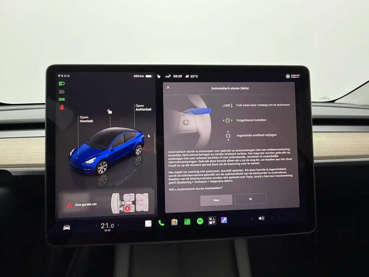 Tesla Model Y RWD 58 kWh SOH 95,1% 170 kw Snellaad Self-Driv, миниатюра 15
