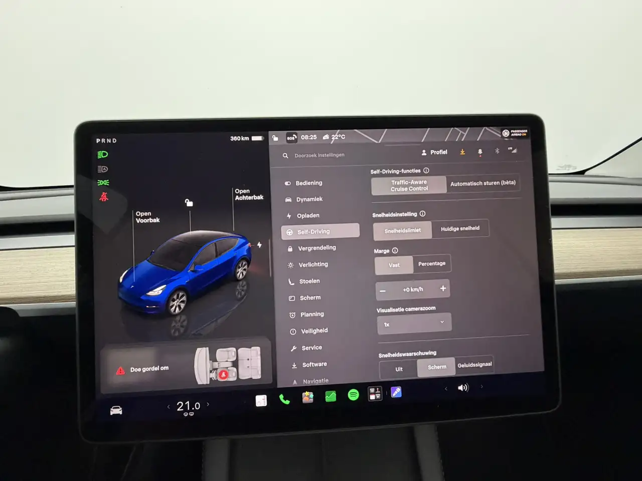Tesla Model Y RWD 58 kWh SOH 95,1% 170 kw Snellaad Self-Driv, миниатюра 16
