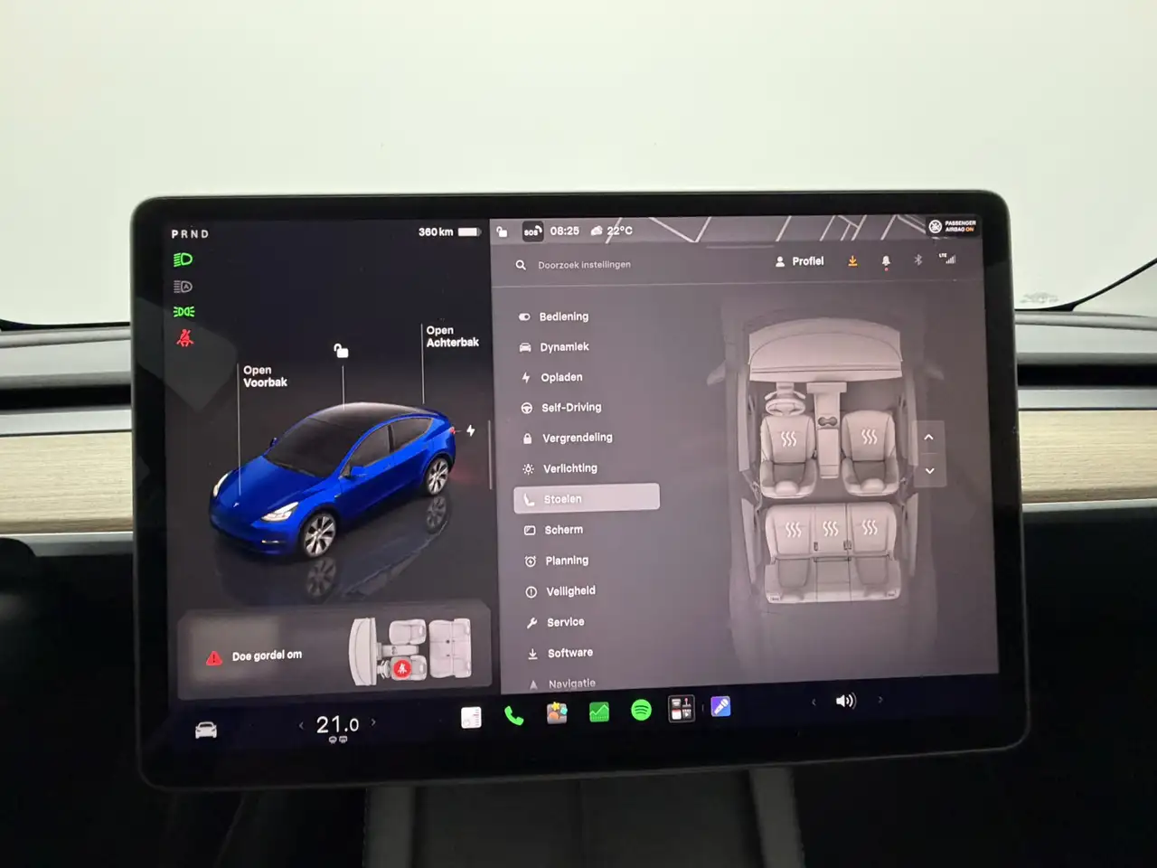Tesla Model Y RWD 58 kWh SOH 95,1% 170 kw Snellaad Self-Driv, миниатюра 18