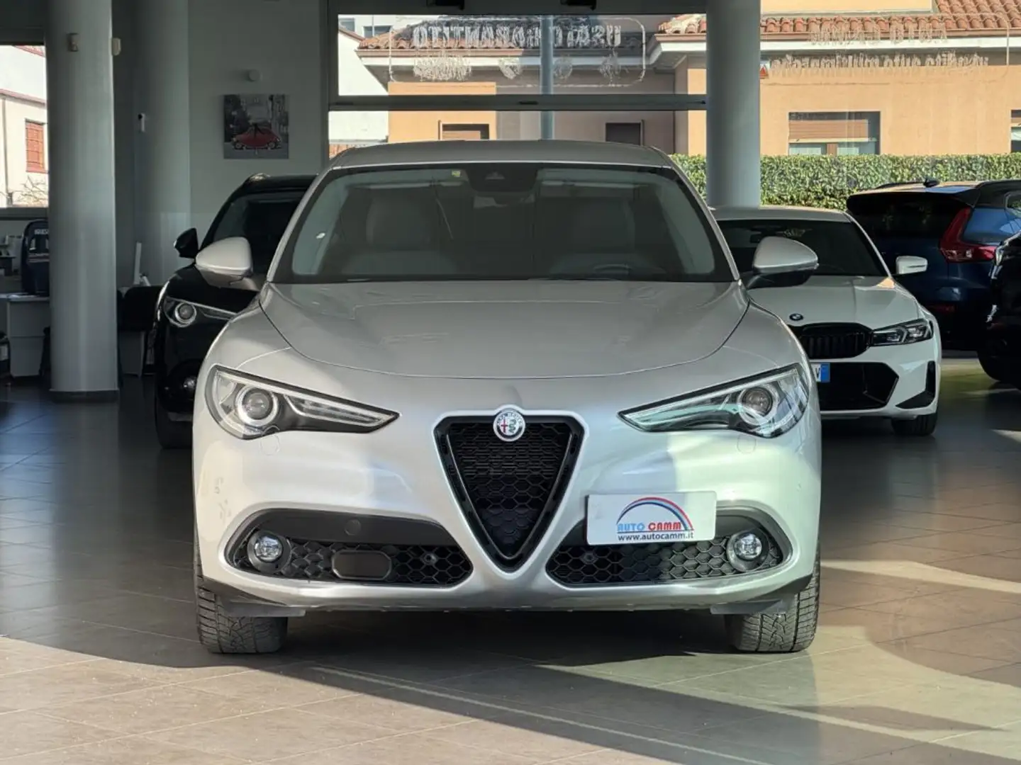 Alfa Romeo Stelvio 2.2 Turbodiesel 190 CV AT8 Q4 Sprint Zilver - 2