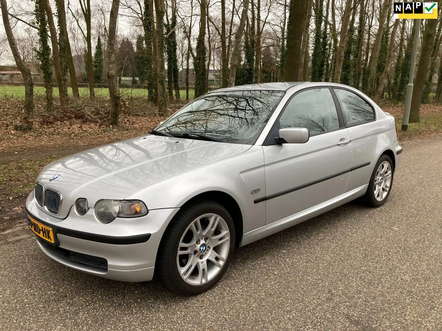 BMW 316 3-serie Compact 316ti, airco. aflevering met gr. O Grijs - 1