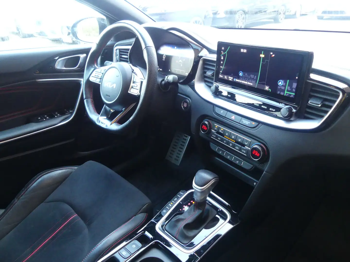 Kia ProCeed / pro_cee'd 1.6 T-GDI GT Slechts 35346 km!! / Dealer onderhoud Grau - 2