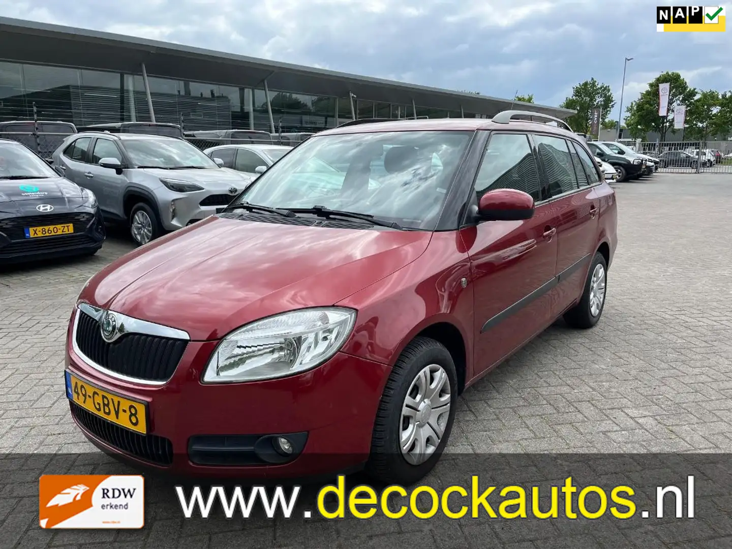 Skoda Fabia Combi 1.4-16V Ambiente/AIRCO Rood - 1