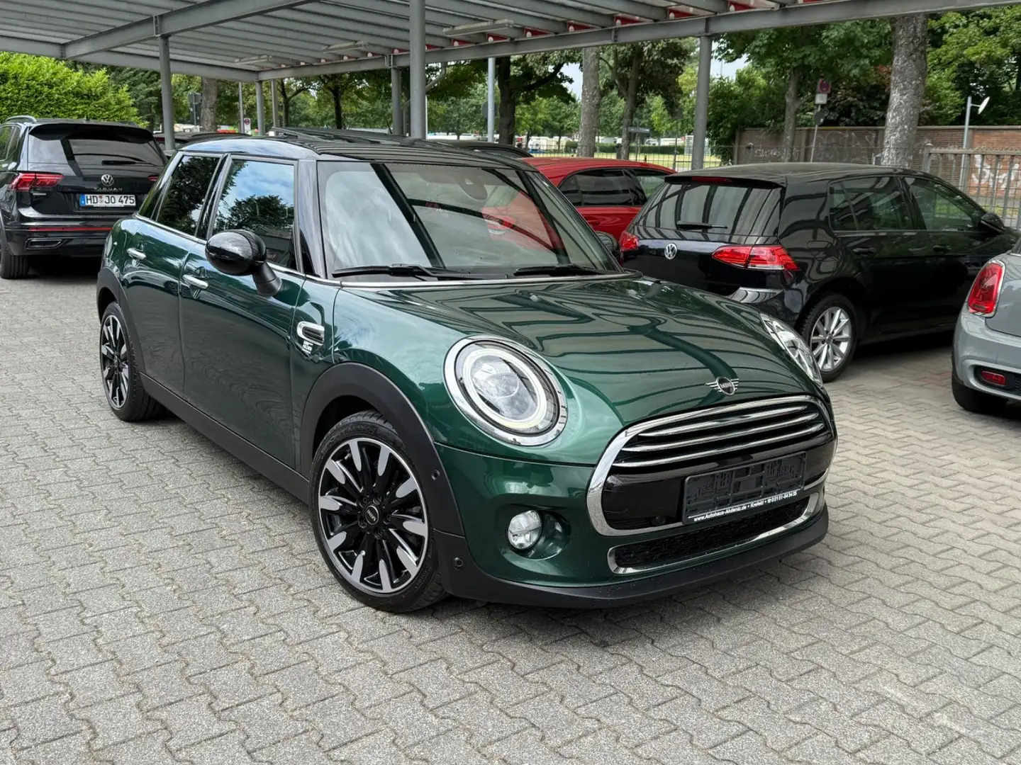 MINI Cooper 5-trg.Aut.|T.LEDER|NAVI|PANO|LED| Grün - 1