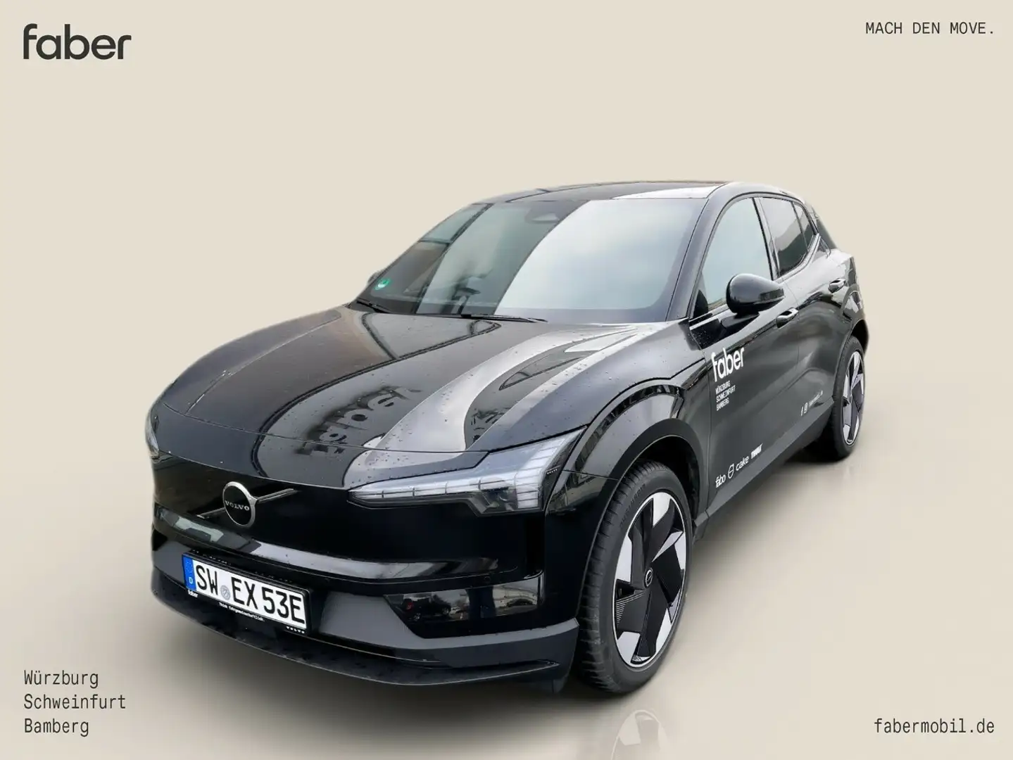 Volvo EX30 Plus 2WD Pure Electric Schwarz - 1