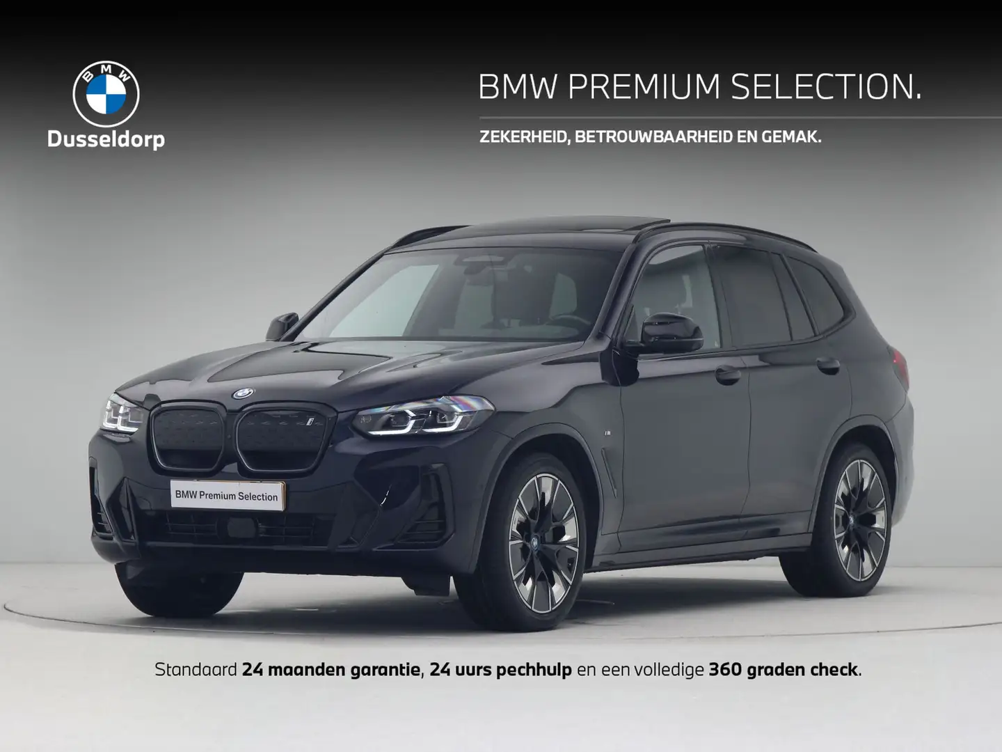 BMW iX3 High Executive 80 kWh Zwart - 1