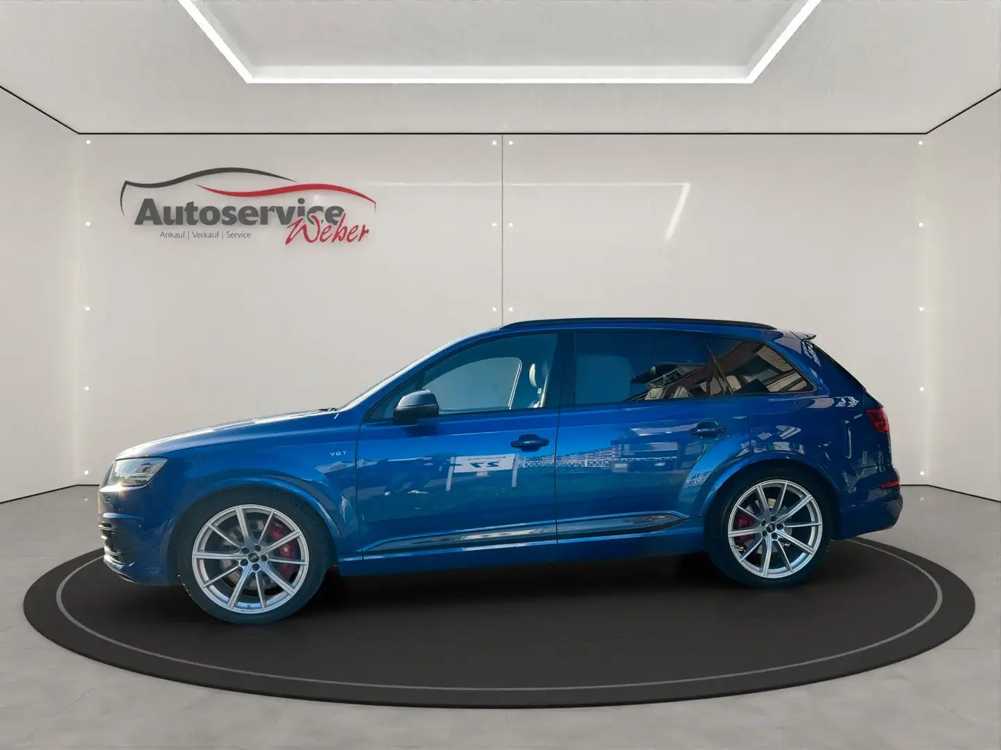 Audi SQ7 4.0 TDI Quattro/LED/Panorama/BOSE/Head-Up/ Kék - 2