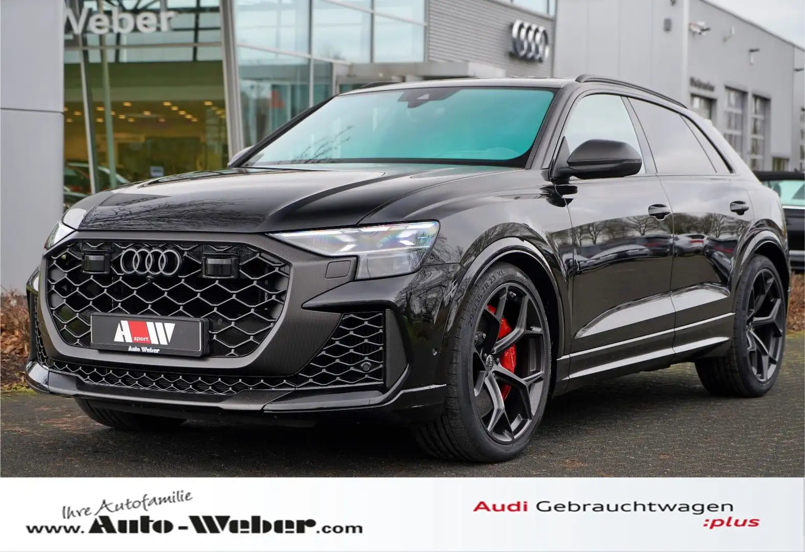 Audi RS Q8 PERFORMANCE CARBON-EXT B&O ADV. 305KMH ASS+ Fekete - 1