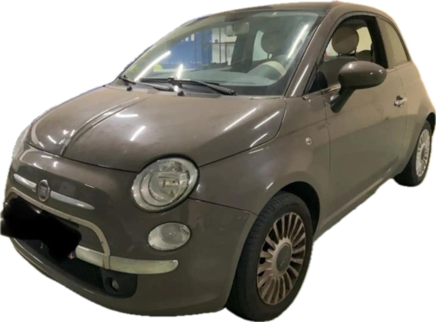 Fiat 500 1.3 MULTIJET 16V 75CH DPF LOUNGE Brun - 1