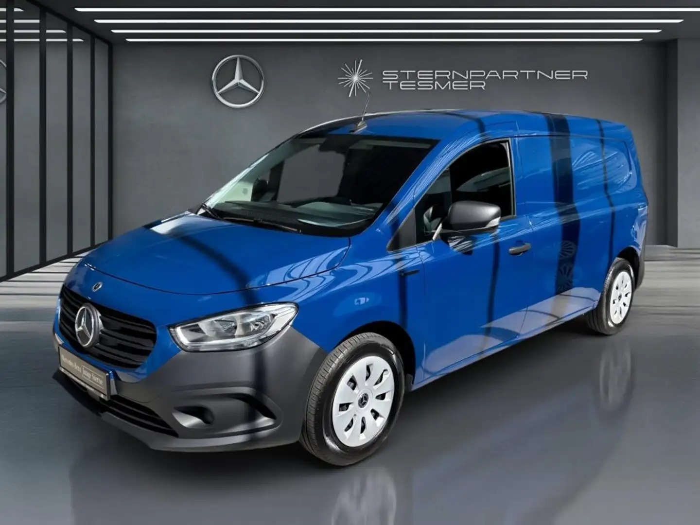 Mercedes-Benz Citan e  Kasten Extralang +MBUX+AHK+NAVI+DAB Bleu - 2