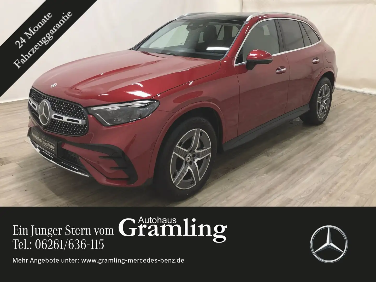 Mercedes-Benz GLC 300 de AMG Hinterachslenkung*Pano*AHK*Distro Rot - 1