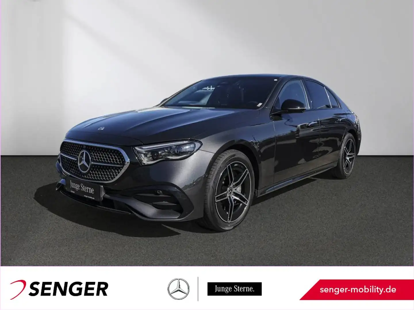 Mercedes-Benz E 300 de 4M AMG Panorama Burmester Digital AHK Gris - 1