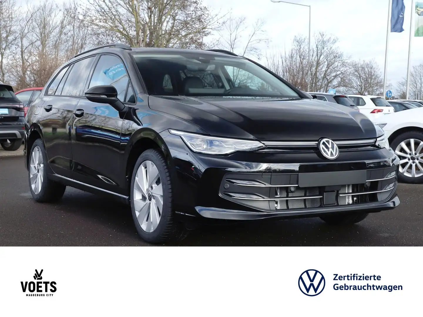 Volkswagen Golf Variant 1,5 eTSI Goal DSG+AHK+KAM+MATRIX+UPE 46810,- Schwarz - 2