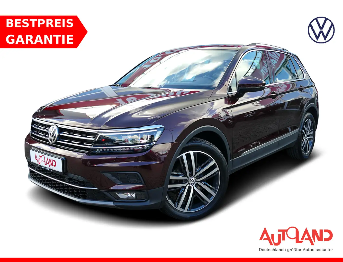Volkswagen Tiguan 2.0 TDI Highline DSG LED Navi ACC Head-Up Rouge - 1