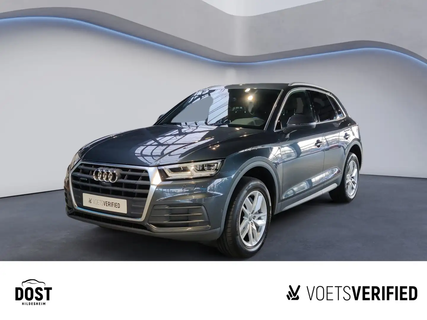 Audi Q5 2.0 TFSI quattro AHK+LED+NAVI+PDC+SHZ+LEDER Grau - 1