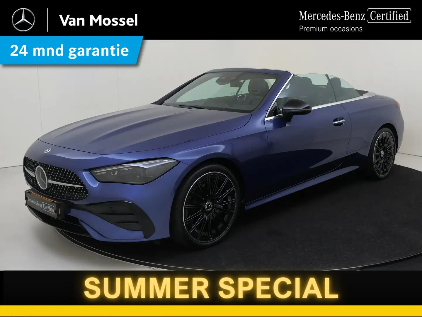 Mercedes-Benz CLE 200 Cabriolet AMG Line / Premium/ Burmester/ Rijassist Синий - 1