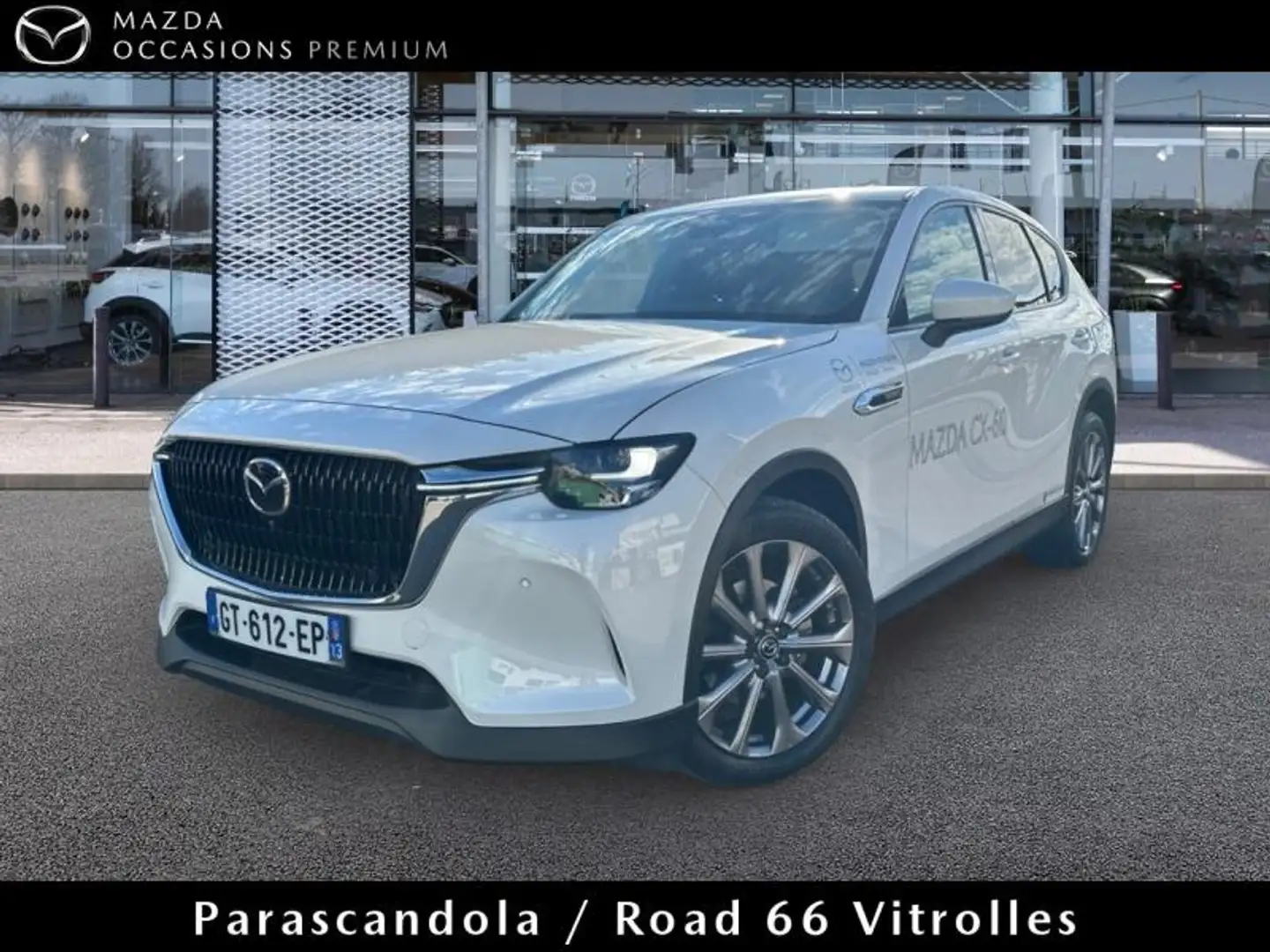 Mazda CX-60 3.3 e-SKYACTIV D 200ch Exclusive-Line 4x2 BVA8 202 Blanc - 1