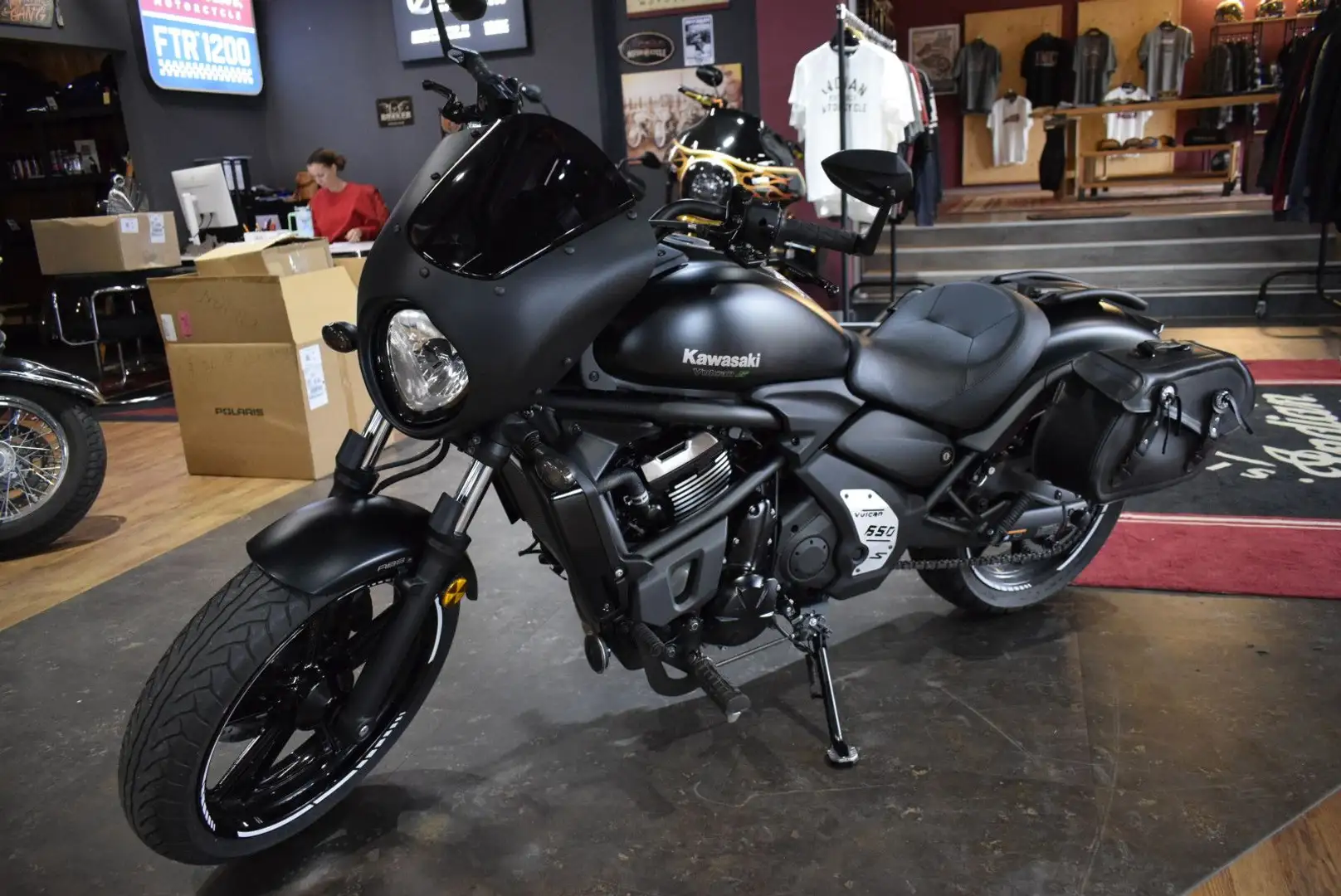 Kawasaki Vulcan S Performance Arrow/Koffer/ Noir - 1