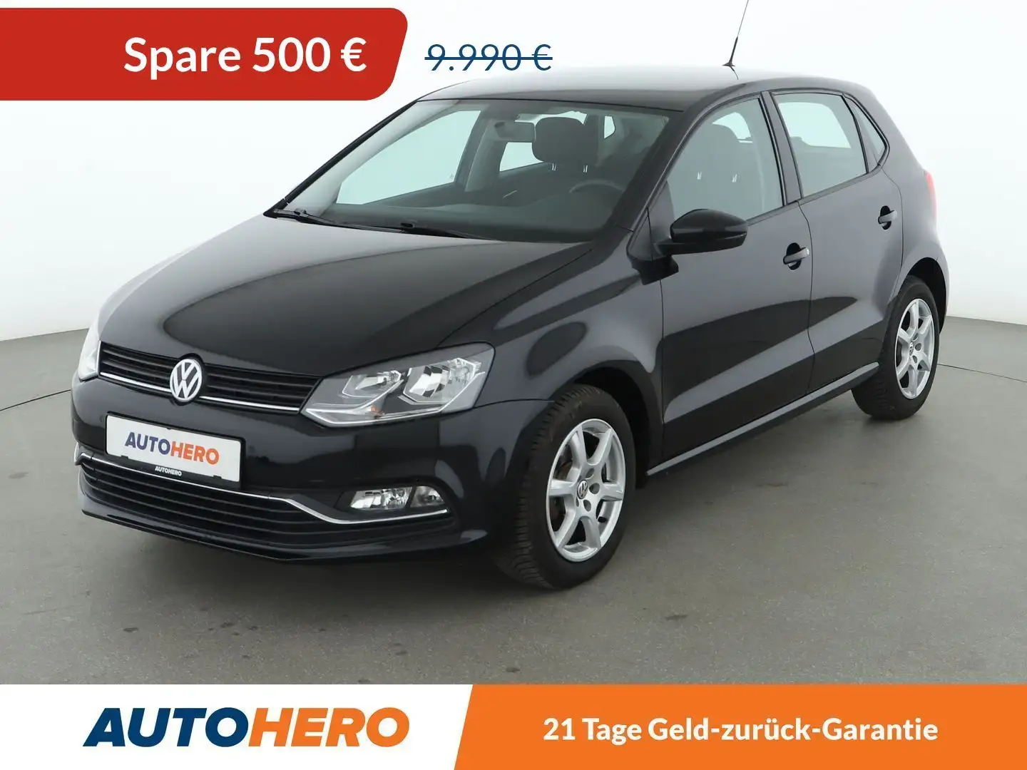 Volkswagen Polo 1.2 TSI Comfortline BMT*NAVI*TEMPO*PDC* Czarny - 1