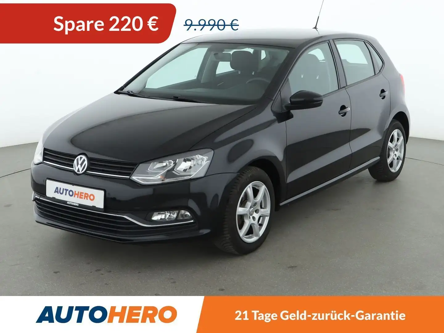 Volkswagen Polo 1.2 TSI Comfortline BMT*NAVI*TEMPO*PDC* Чёрный - 1