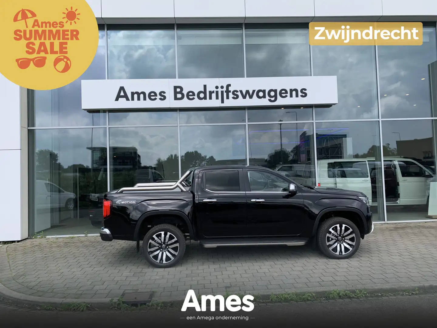 Volkswagen Amarok 3.0 TDI 4Motion Plus Cab (2 zits) Aventura 240PK a Negro - 1