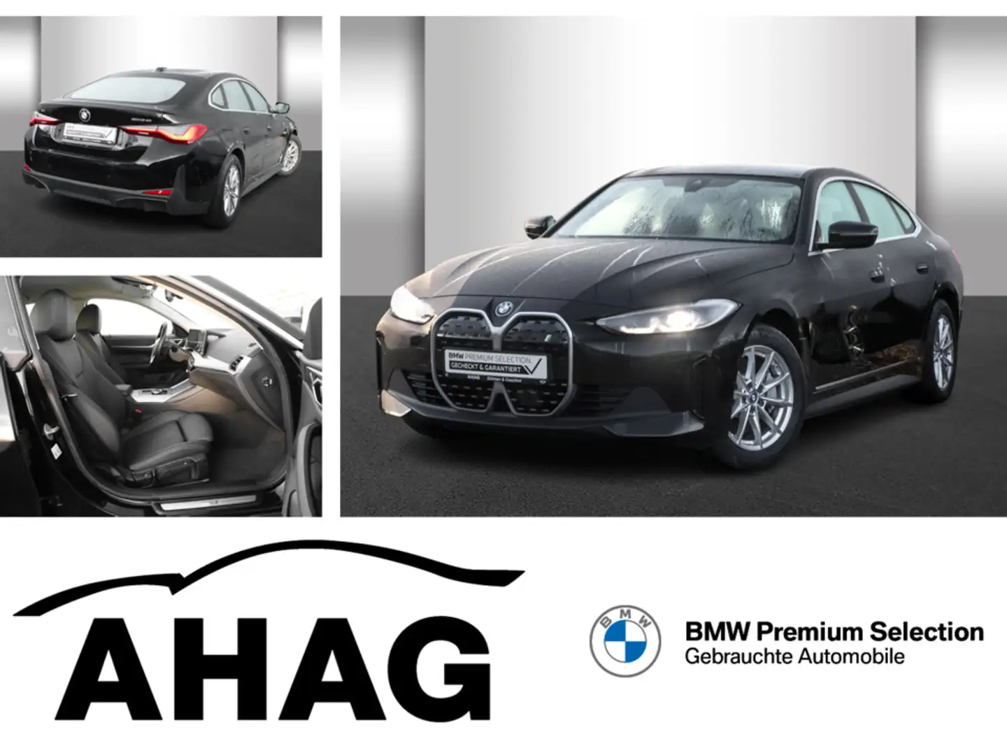 BMW i4 eDrive40 Sitzhzg Navi RFK el. Heckklappe Schwarz - 1