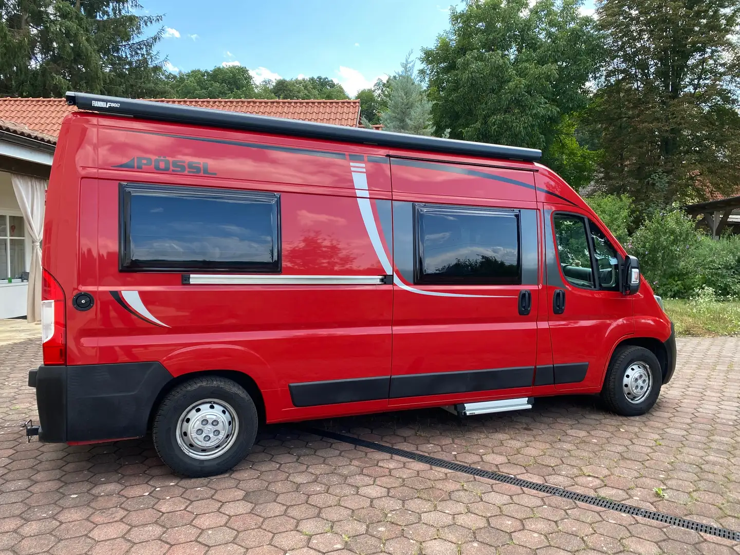 Citroen Sonstige Pössl Roadstar 600 Längsbetten HDI 2,0 / 130 PS Schaltgetriebe Rot - 1