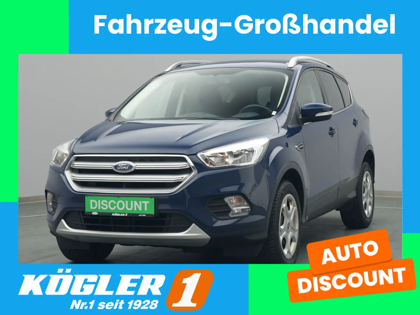 Ford Kuga Trend 120PS/Klimaanlage Kék - 1