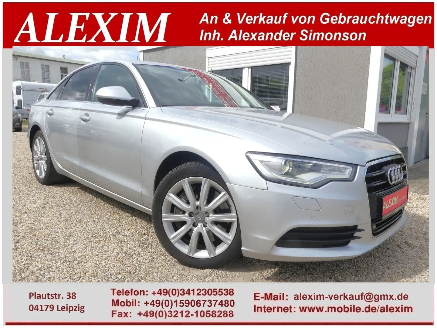 Audi A6 3.0 TFSI quattro/Xenon/Temp/S-Line/KeyGo Argent - 1