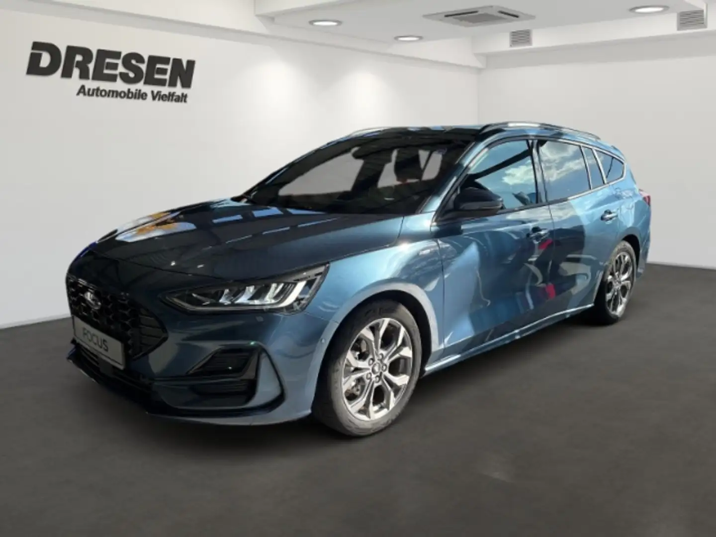Ford Focus Turnier ST-Line 1.0 MHEV LED+Navi+Kamera Bleu - 1