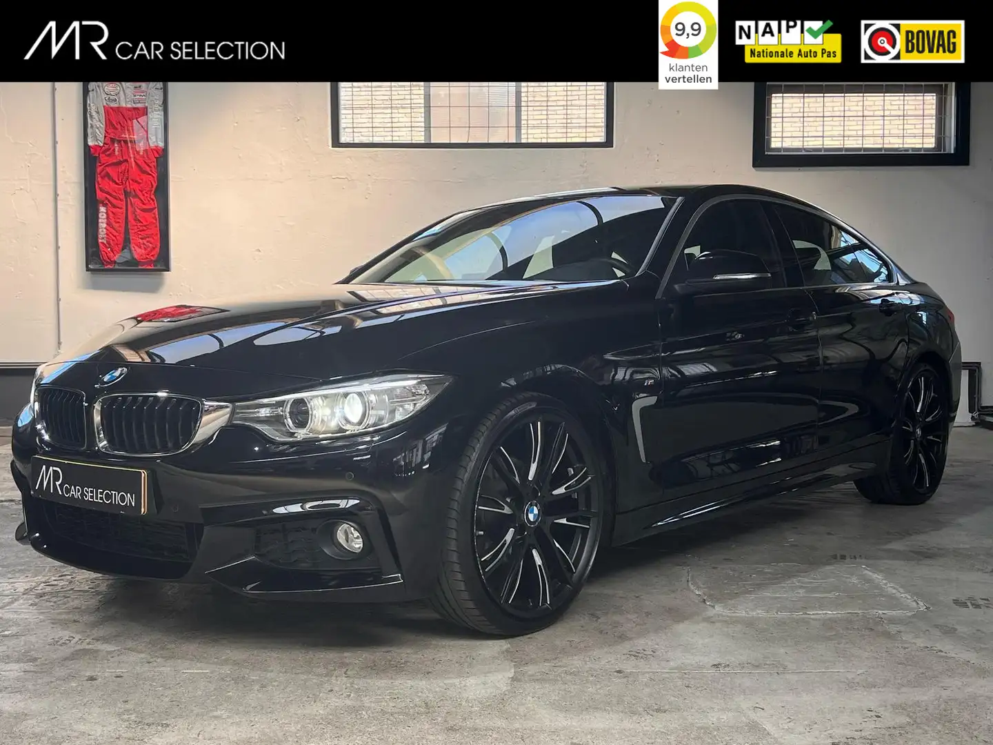 BMW 420 4-serie Gran Coupé 420i High Executive | Unieke km Zwart - 1