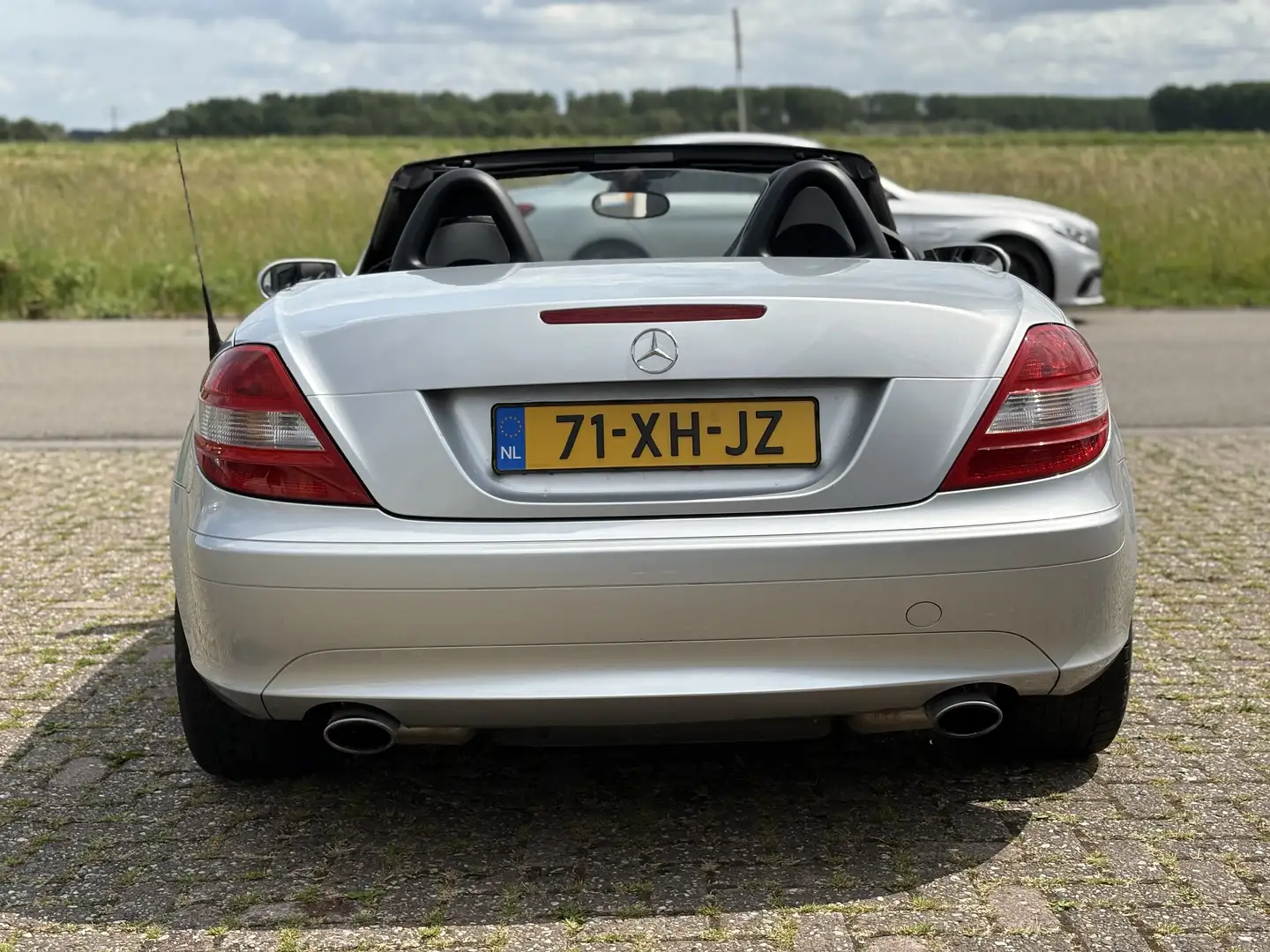 Mercedes-Benz SLK 200 AUTOMAAT / LEDER / 162 DKM NAP / KETTING HOORBAAR Grijs - 2