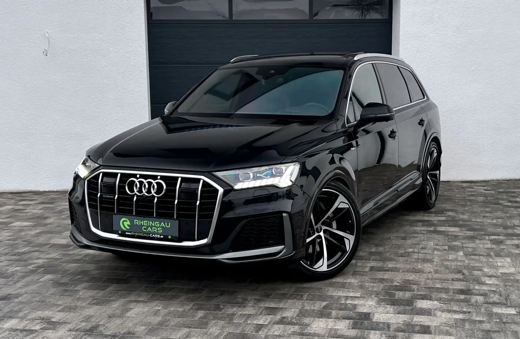 Audi Q7 50 TDI quattro S line 7-Sitz PANO AHK HUD BOS Schwarz - 1