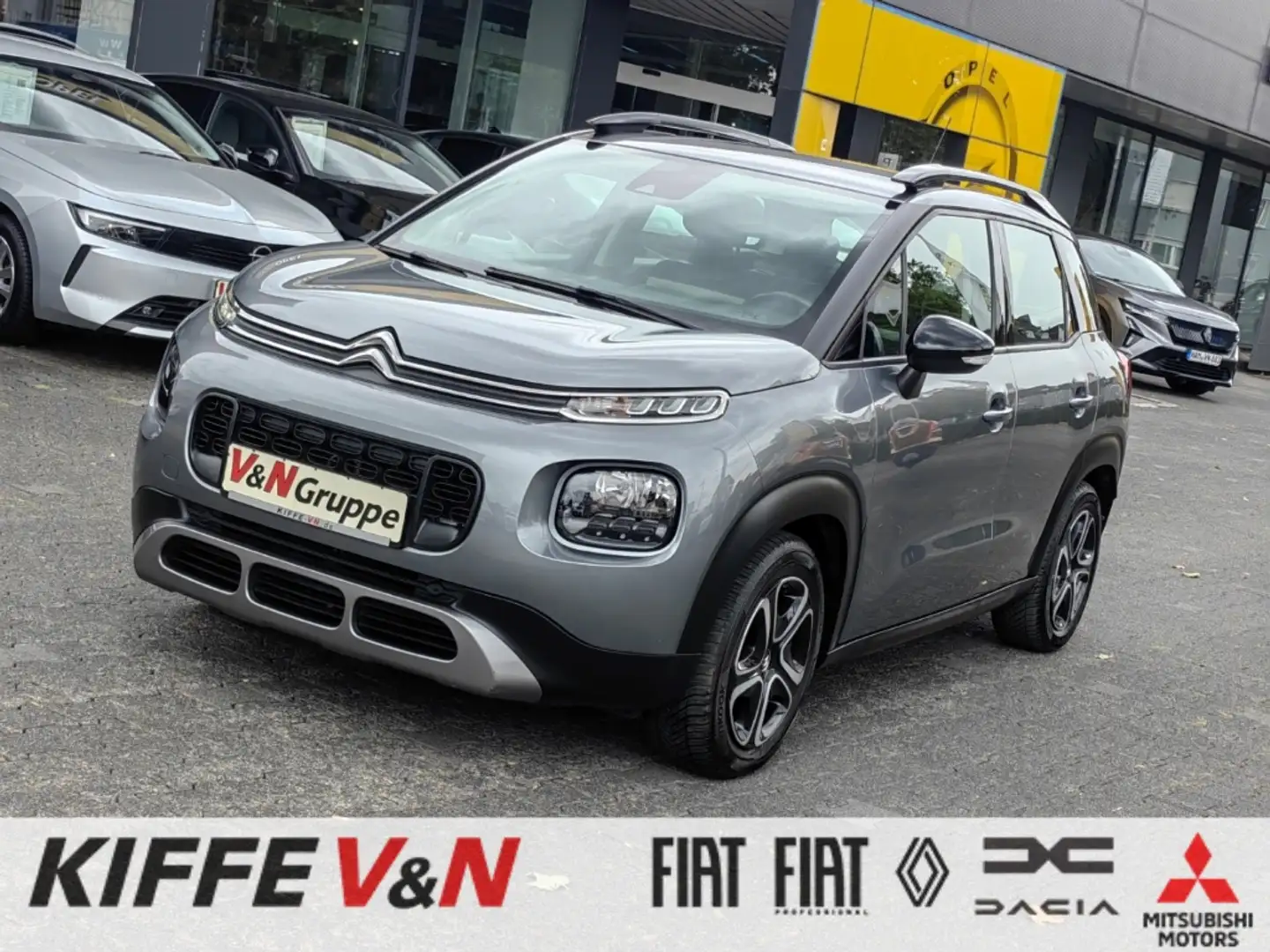 Citroen C3 Aircross Feel 1.2 PureTech PDC Tempomat Gris - 1