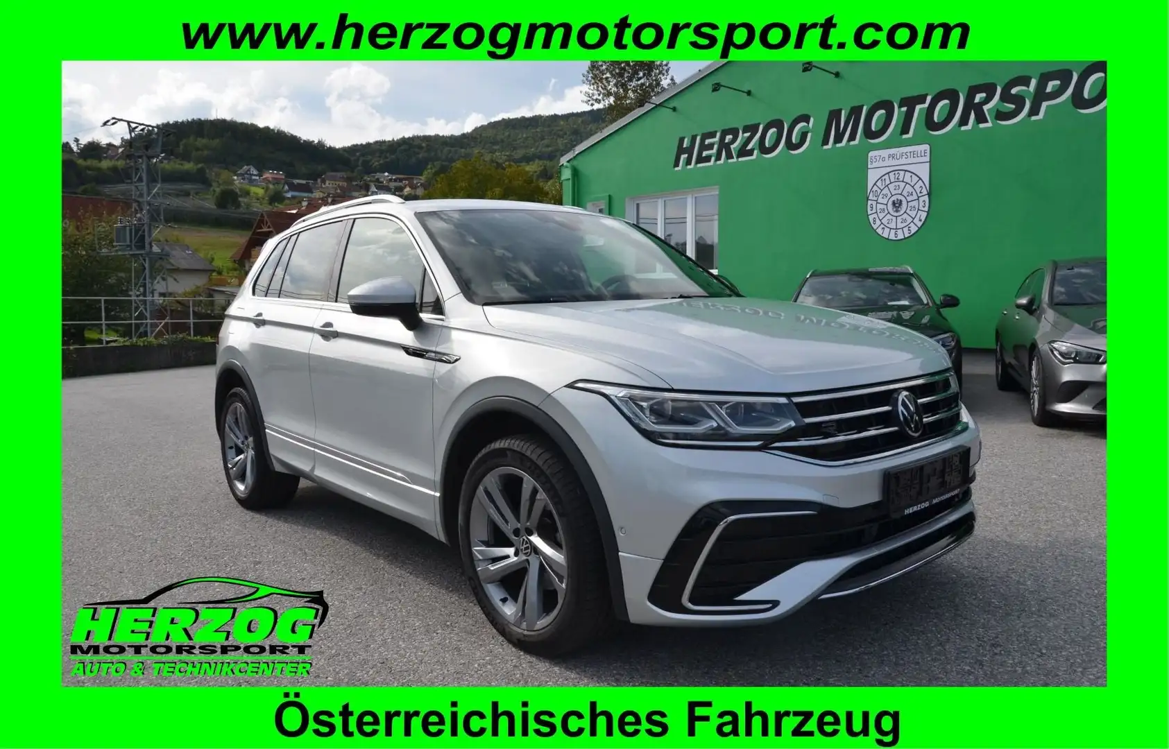 Volkswagen Tiguan Tiguan 2,0 TDI 4Motion R-Line DSG MATRIX VIRT NAVI Silber - 1