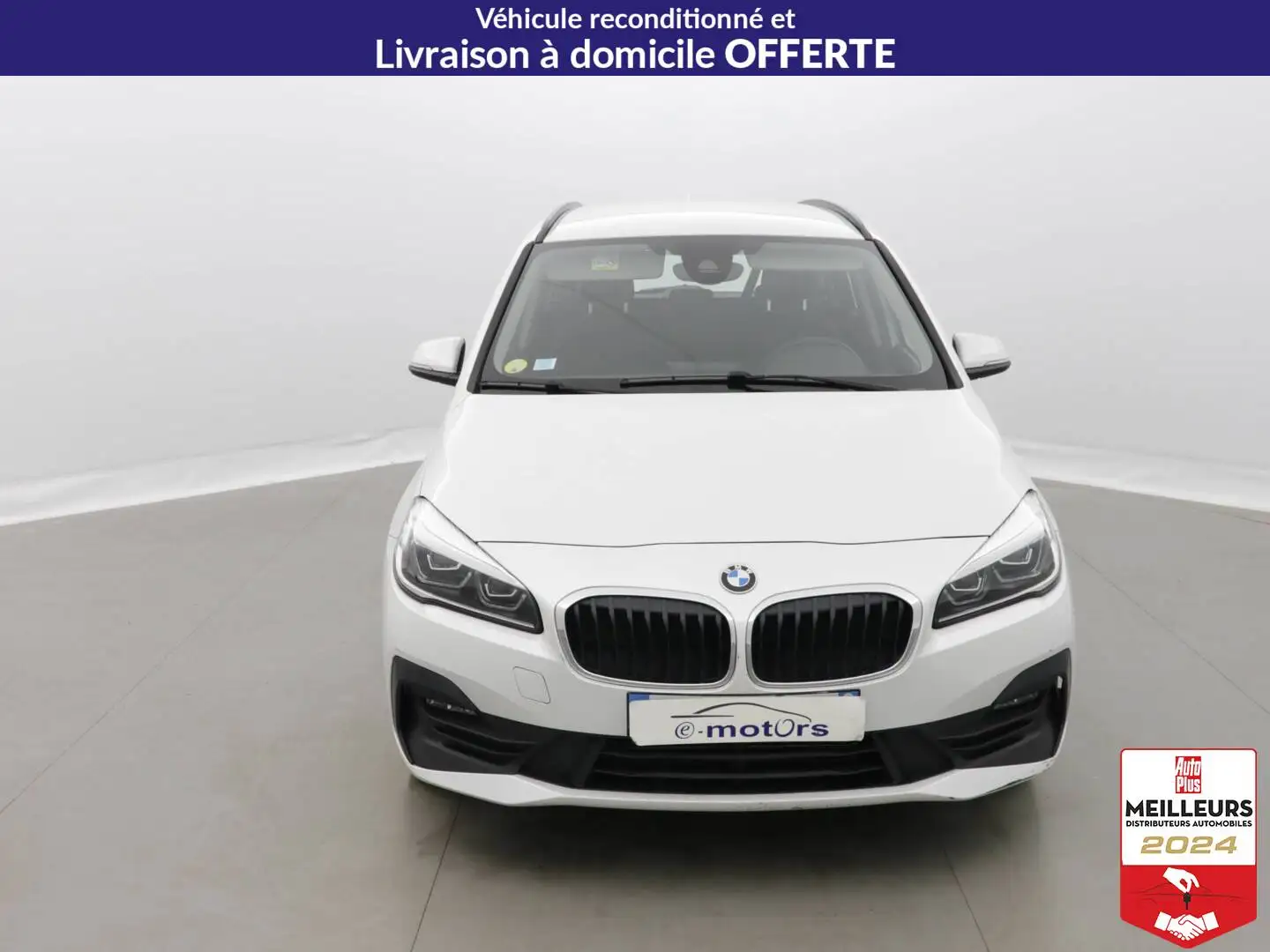 BMW 216 Gran Tourer 216d 116 DKG7 Lounge +GPS +Caméra Blanc - 2