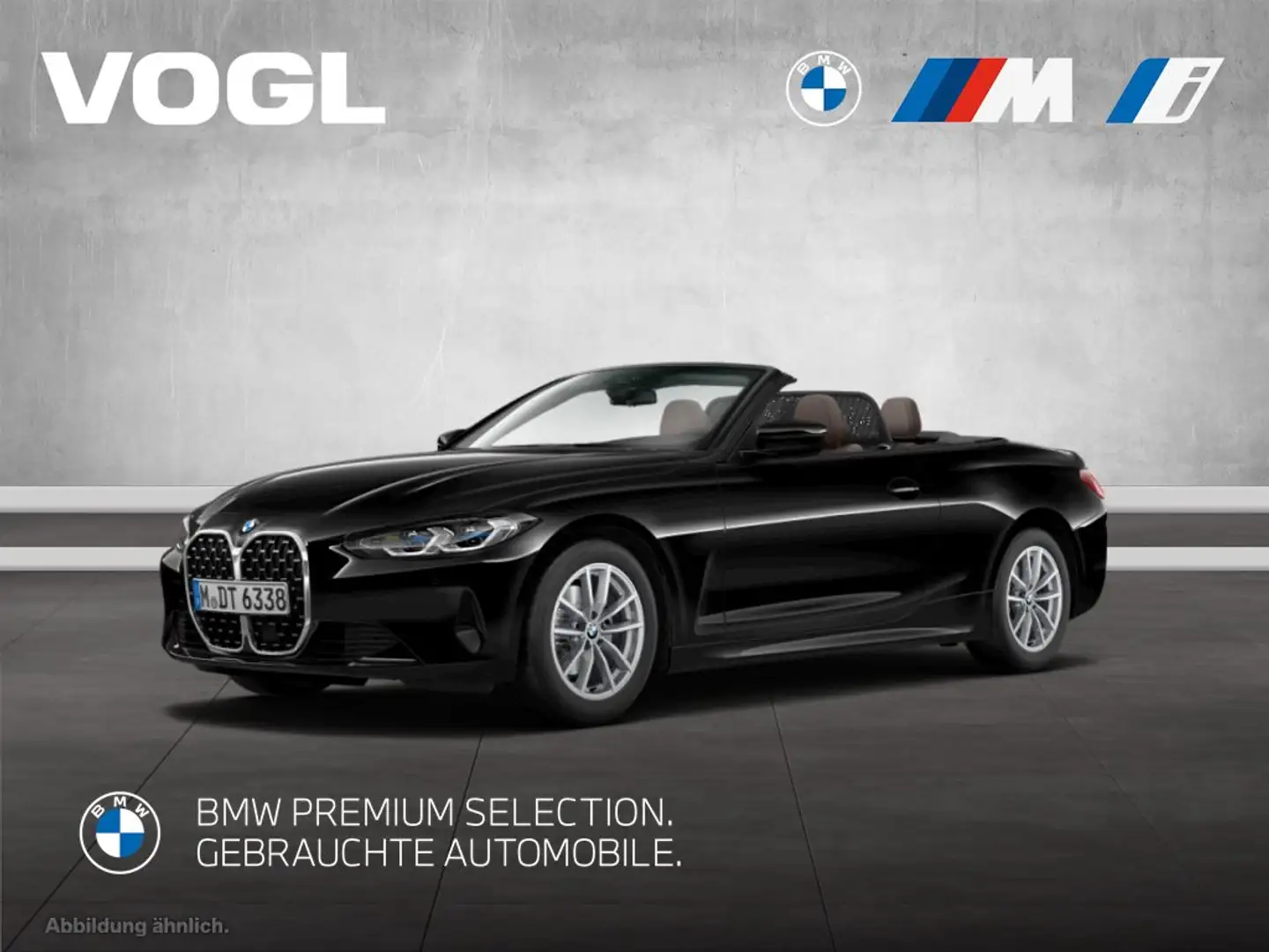 BMW 420 i Cabrio AHK SHZ HiFi LKH Schwarz - 1