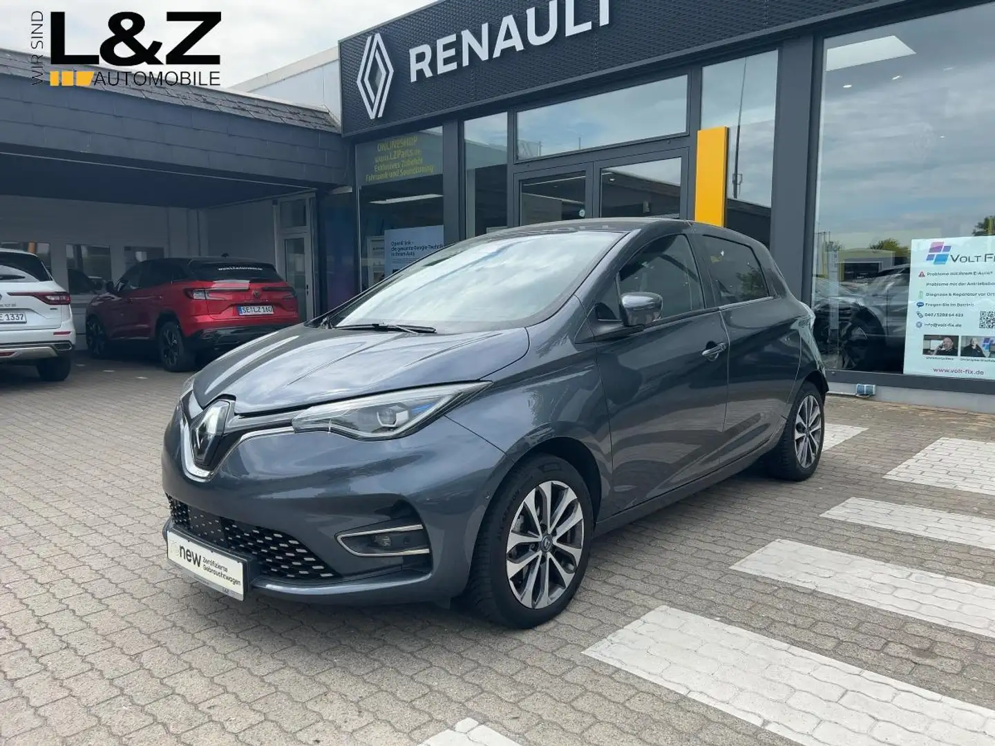 Renault ZOE INTENS R135 Z.E 50 K.Batterie,Klima,SHZ Grijs - 1
