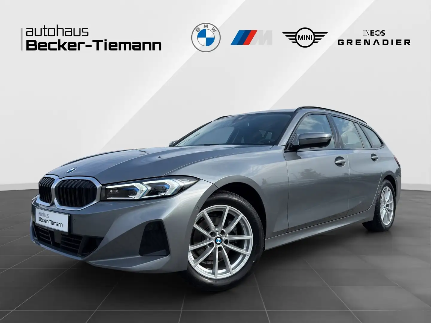 BMW 318 i Touring LivePro/CarPlay/Head-Up/Driving/ACC/Park Grau - 1