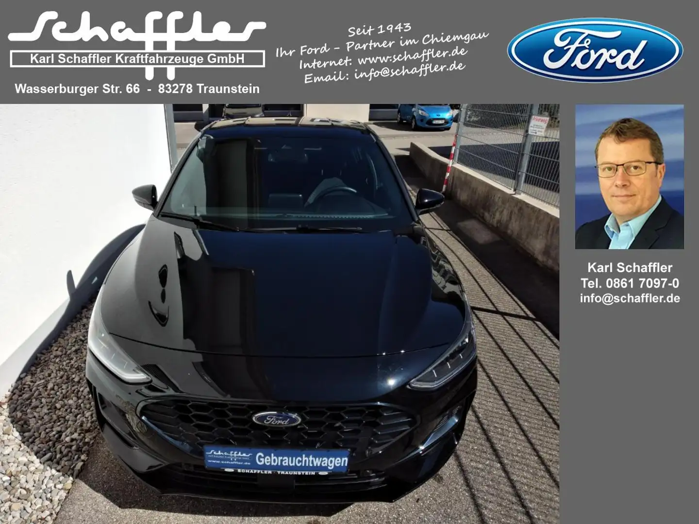 Ford Focus ST-Line Schwarz - 2