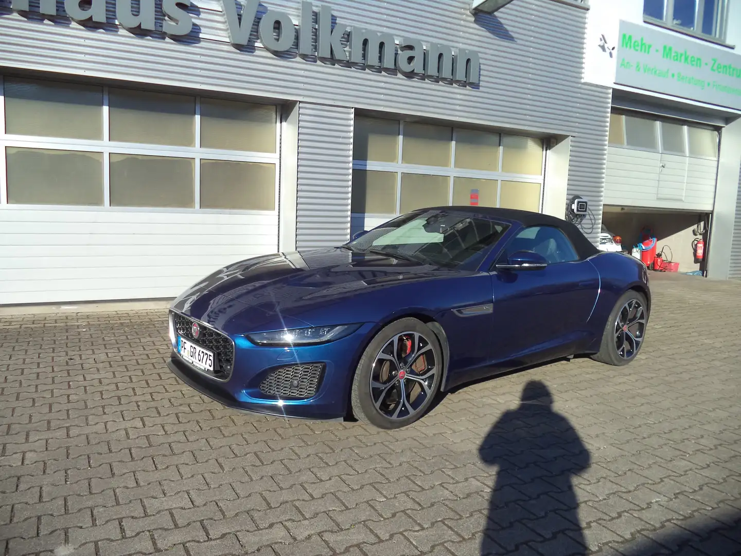 Jaguar F-Type Basis Sportlenkrad Sportsitze Leder LED Kamera Blau - 1