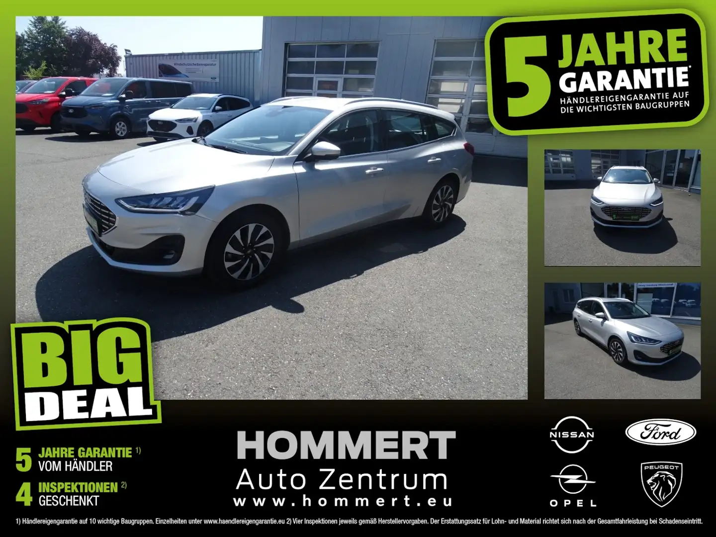 Ford Focus Turnier 1.0 EcoBoost Titanium *AHK*ACC* Silber - 1